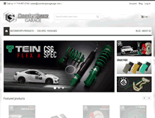 Tablet Screenshot of counterspacegarage.com